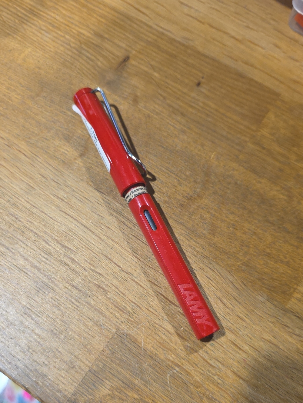 Lamy Safari Fountain Pen In Red